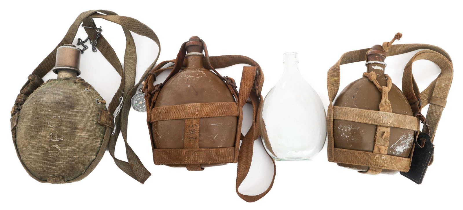 WWII IMPERIAL JAPANESE TYPE 99 & SNLF CANTEENS (1 of 16)