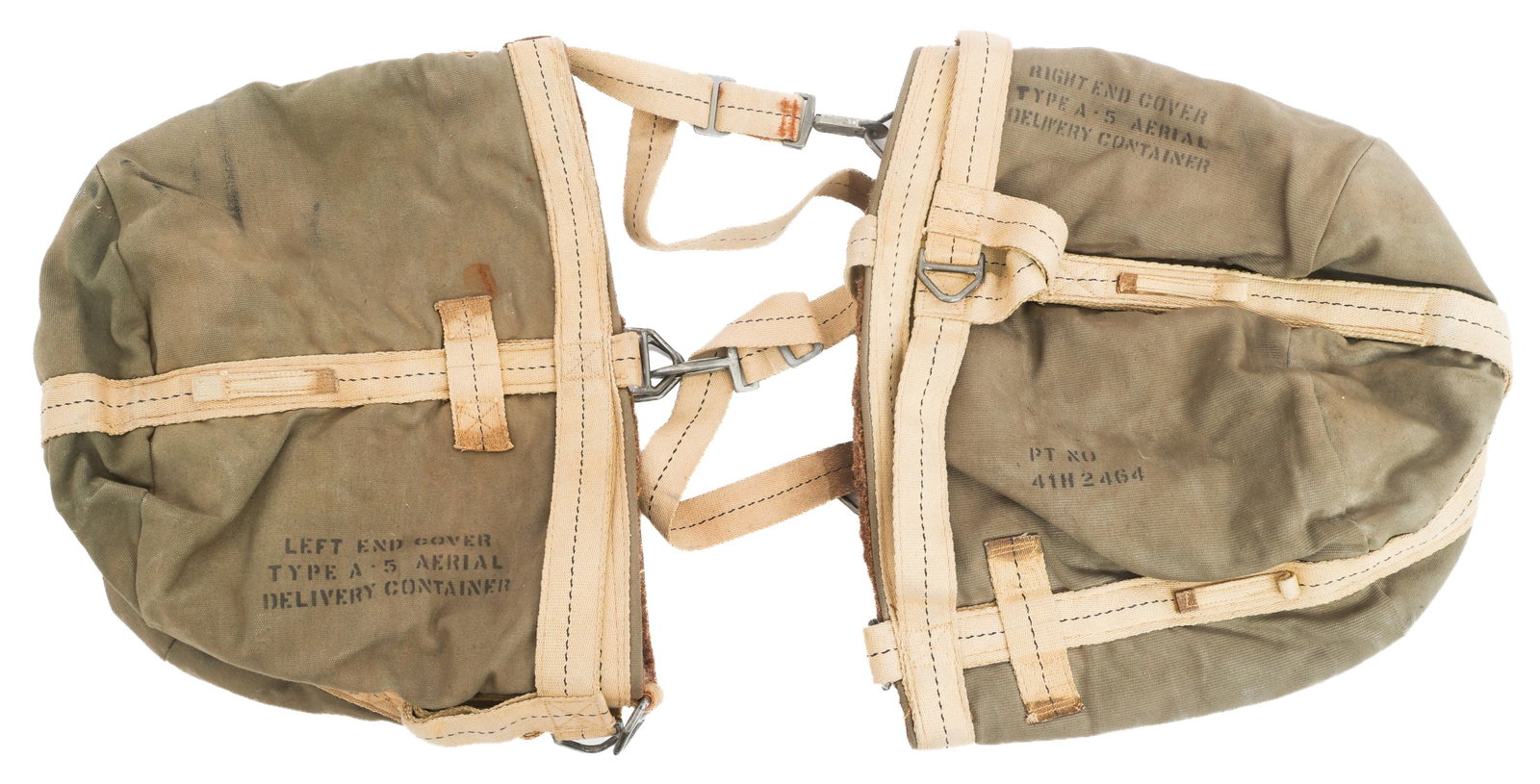 WWII AIRBORNE A-5 AERIAL DELIVERY CONTAINER COVER (1 of 15)