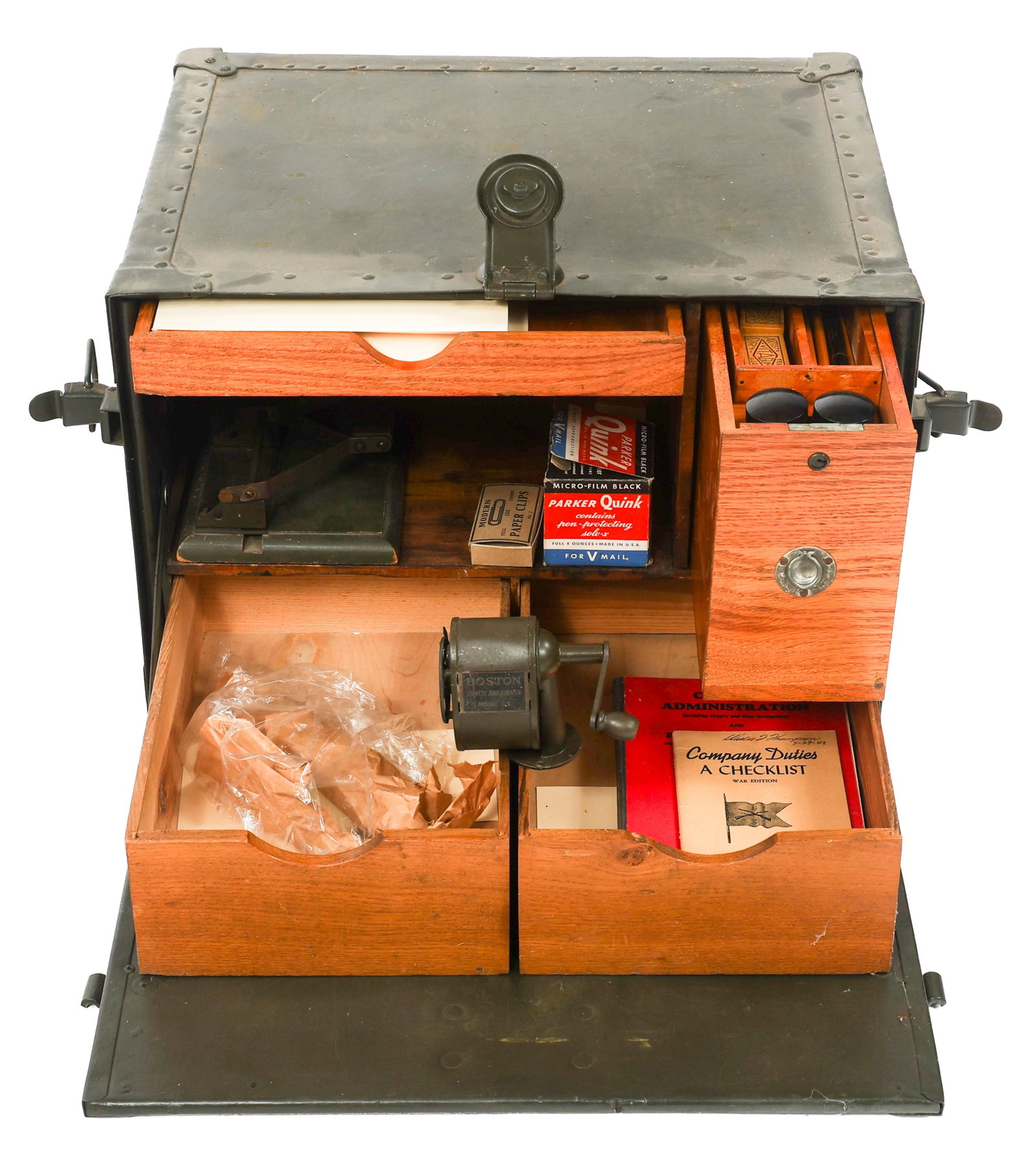 WWII US ARMY CLERK FIELD DESK (1 of 10)