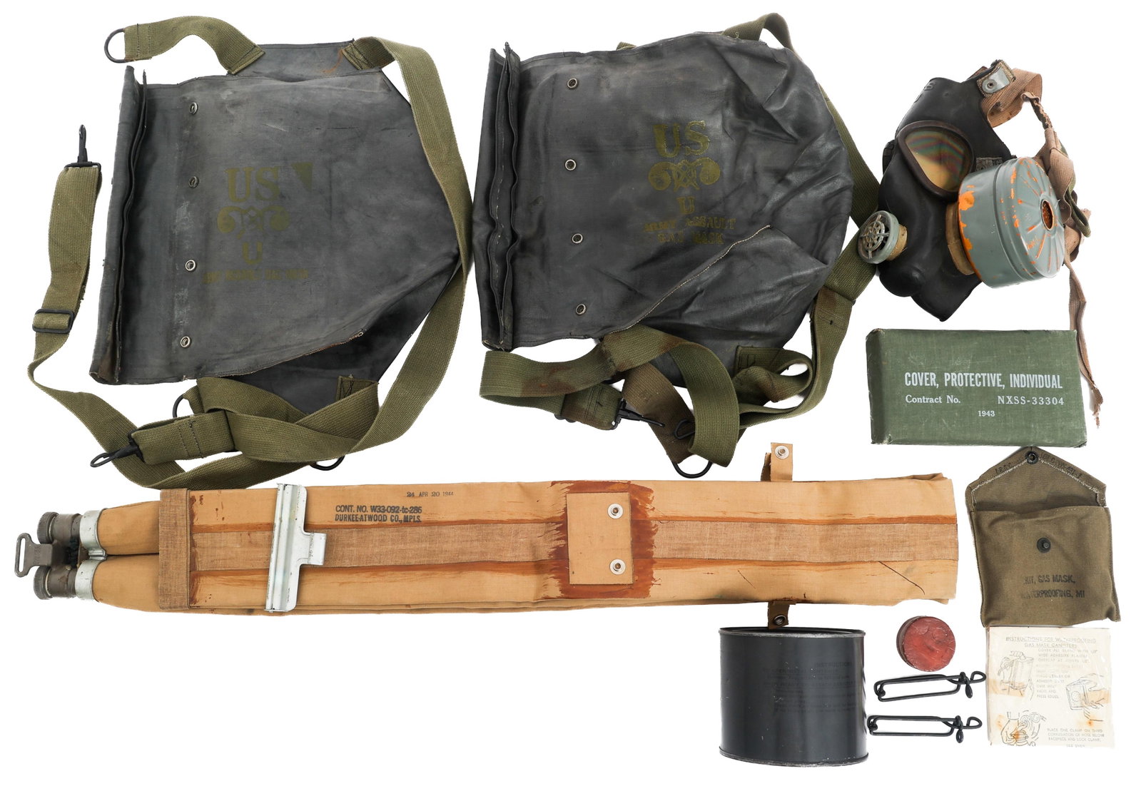 WWII US ARMY AMPHIBIOUS LANDING FIELD GEAR (1 of 17)
