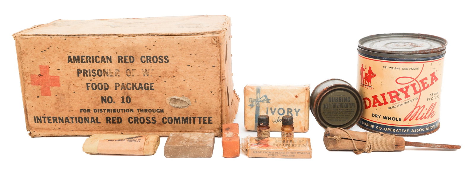 WWII US RED CROSS POW FOOD PACKAGE NO. 10 (1 of 10)