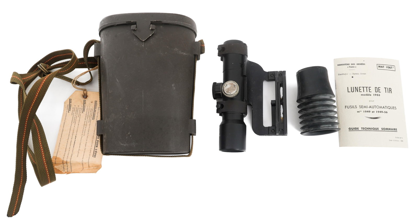 COLD WAR FRENCH APX L806 SCOPE & CARRYING CASE (1 of 9)