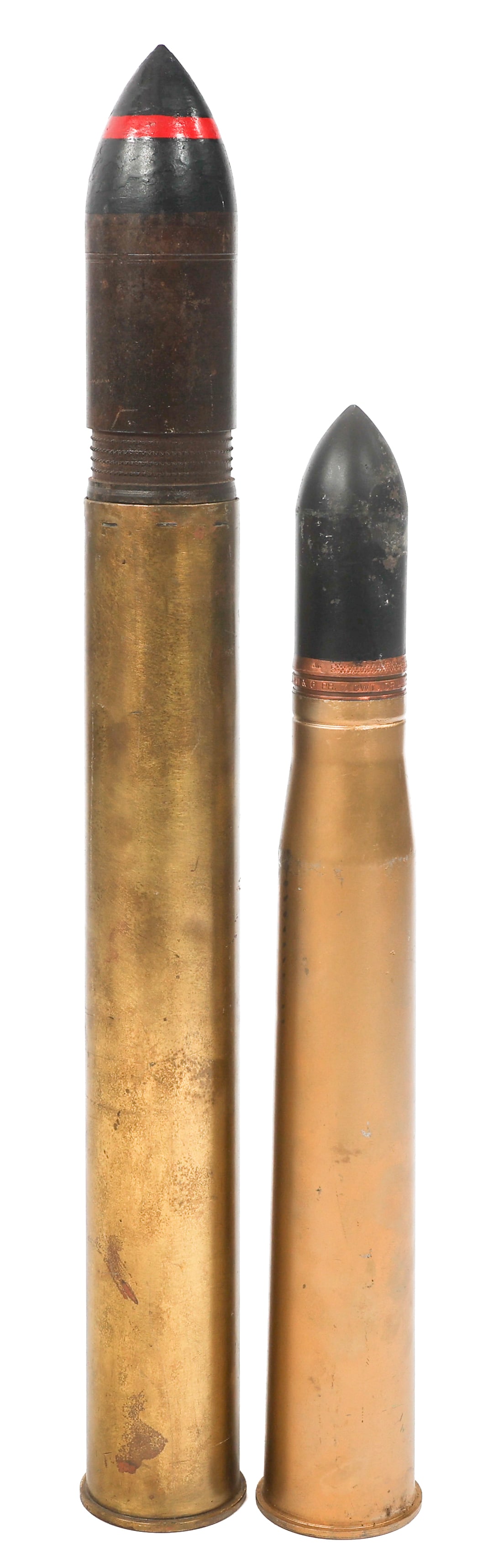 WWII US M22 57mm & M26 76mm ARTILLERY ROUNDS (1 of 13)