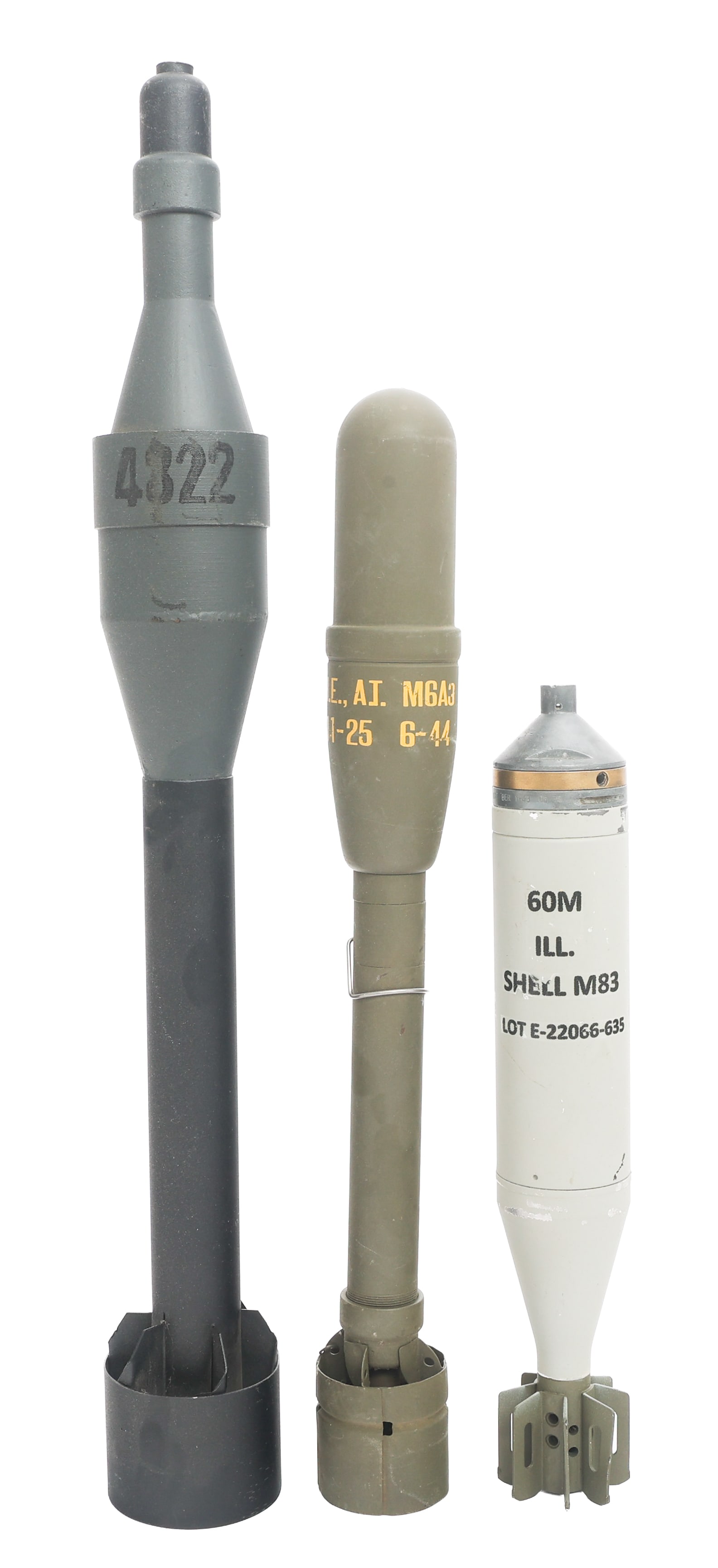 WWII US & GERMAN ANTI TANK & MORTAR INERT ROUNDS (1 of 17)