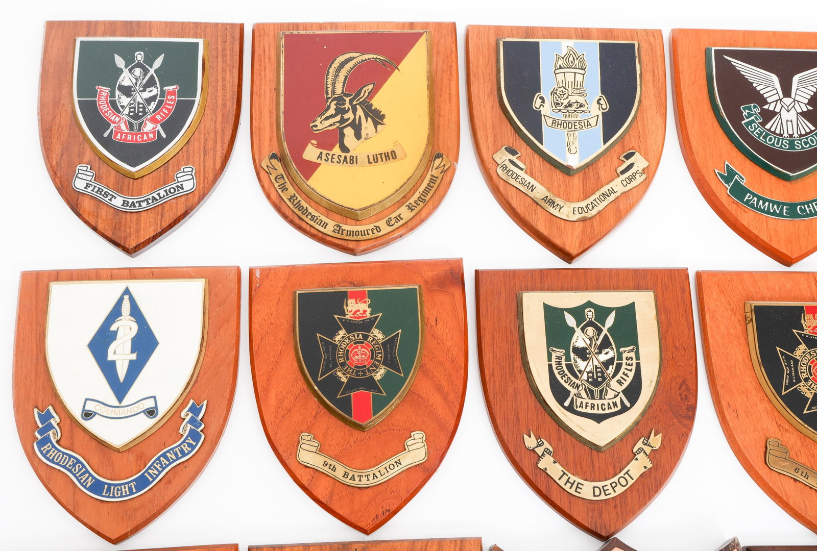 BUSH WAR RHODESIAN UNIT PLAQUES - 2