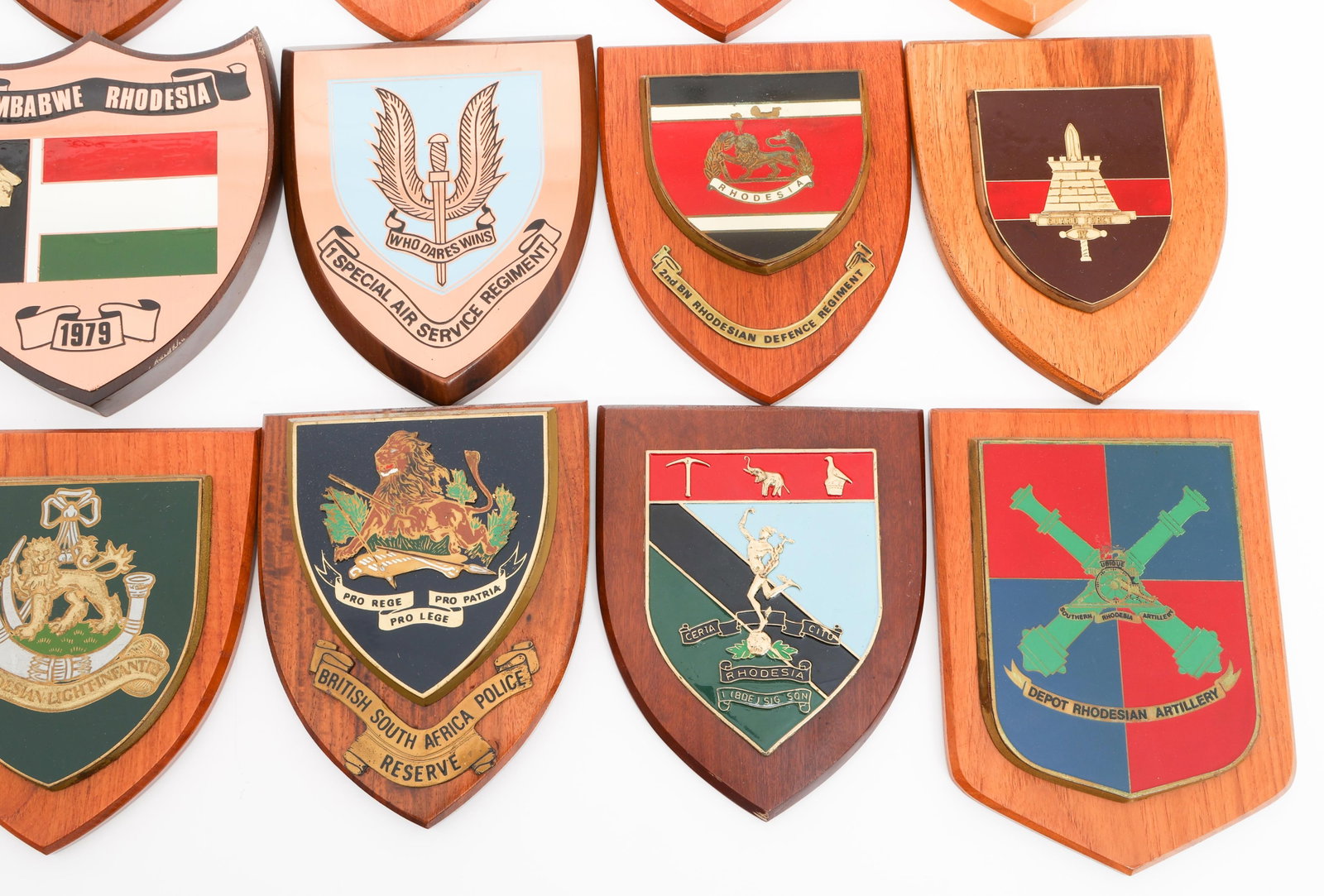 BUSH WAR RHODESIAN UNIT PLAQUES - 5