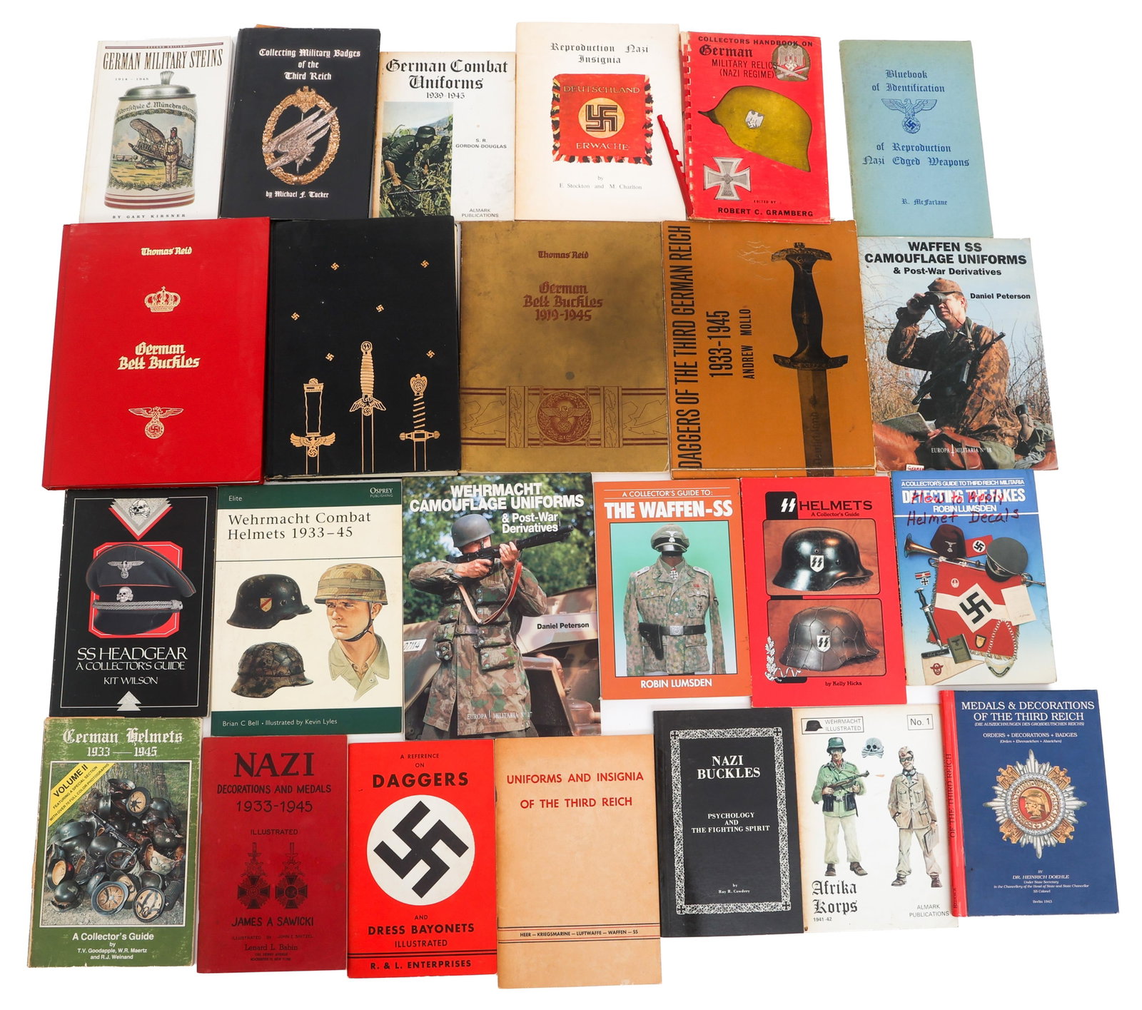 WWII GERMAN UNIFORMS & MEDALS REFERENCE BOOKS (1 of 14)