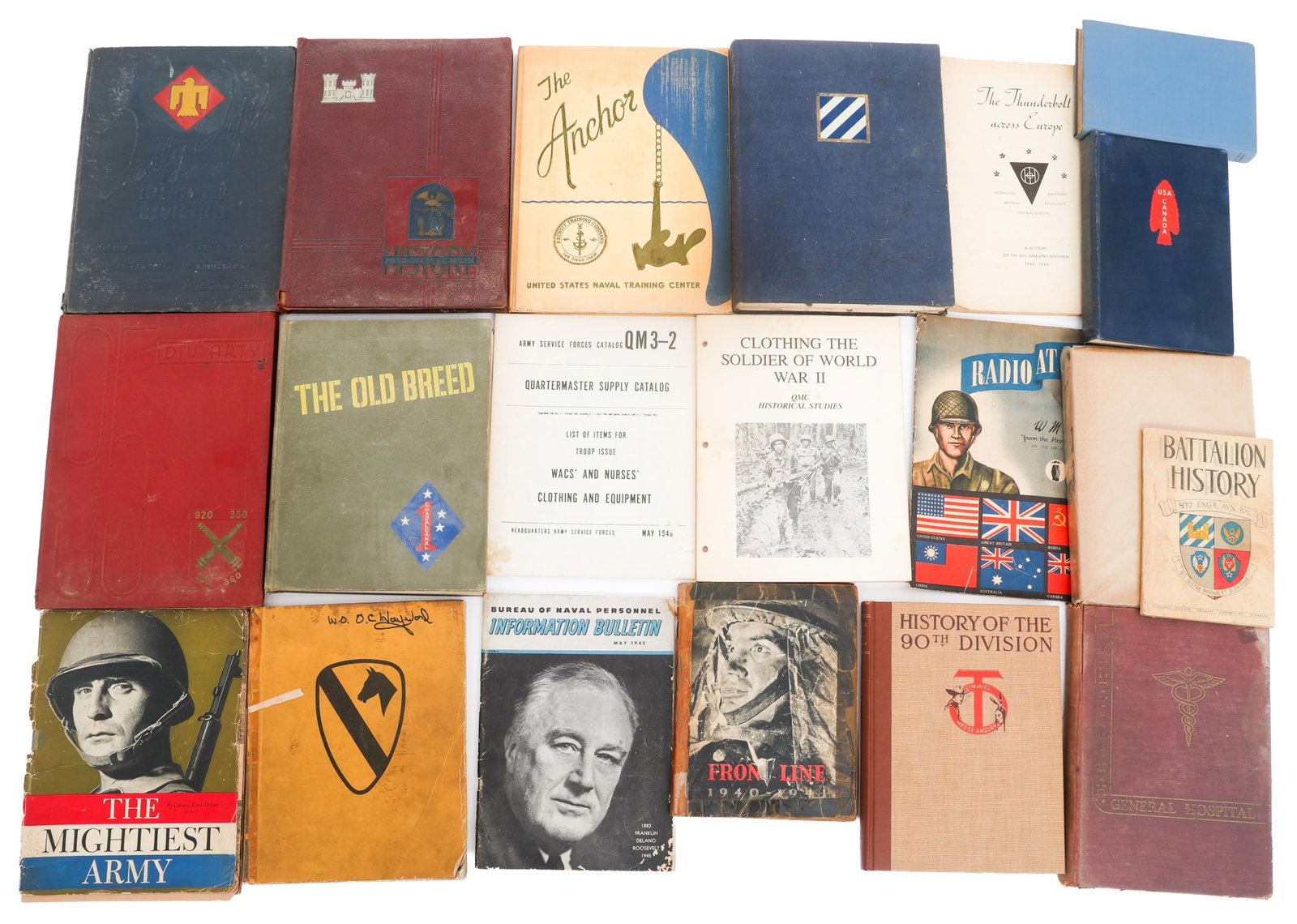 WWII US FSSF & ARMY INFANTRY DIV HISTORY BOOKS: WWII US FSSF & ARMY INFANTRY DIV HISTORY BOOKS WWII US First Special Service Force, Army Infantry Divisions, and Engineer Unit History Books. Includes The First Special Service Force, Army Infantry