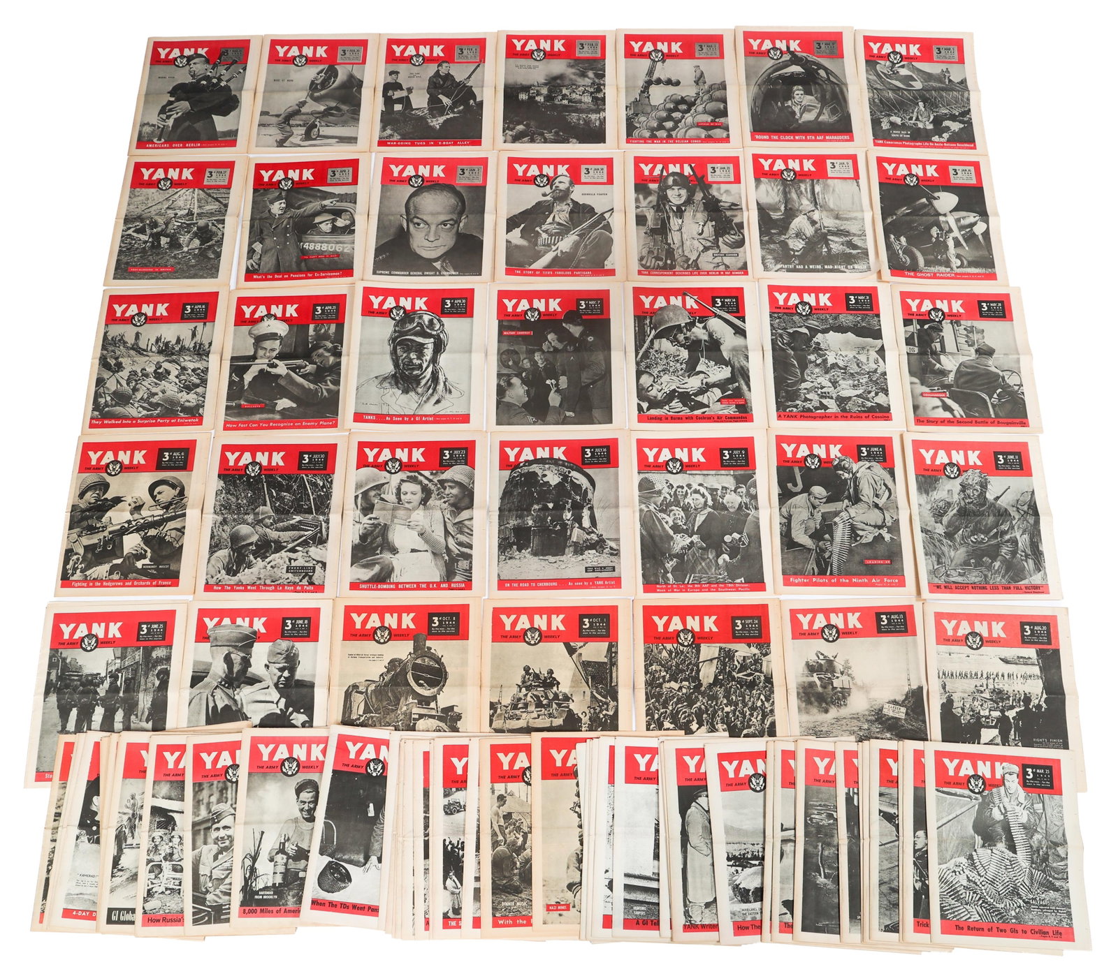 WWII US ARMY YANK MAGAZINES BRITISH EDITION (1 of 11)