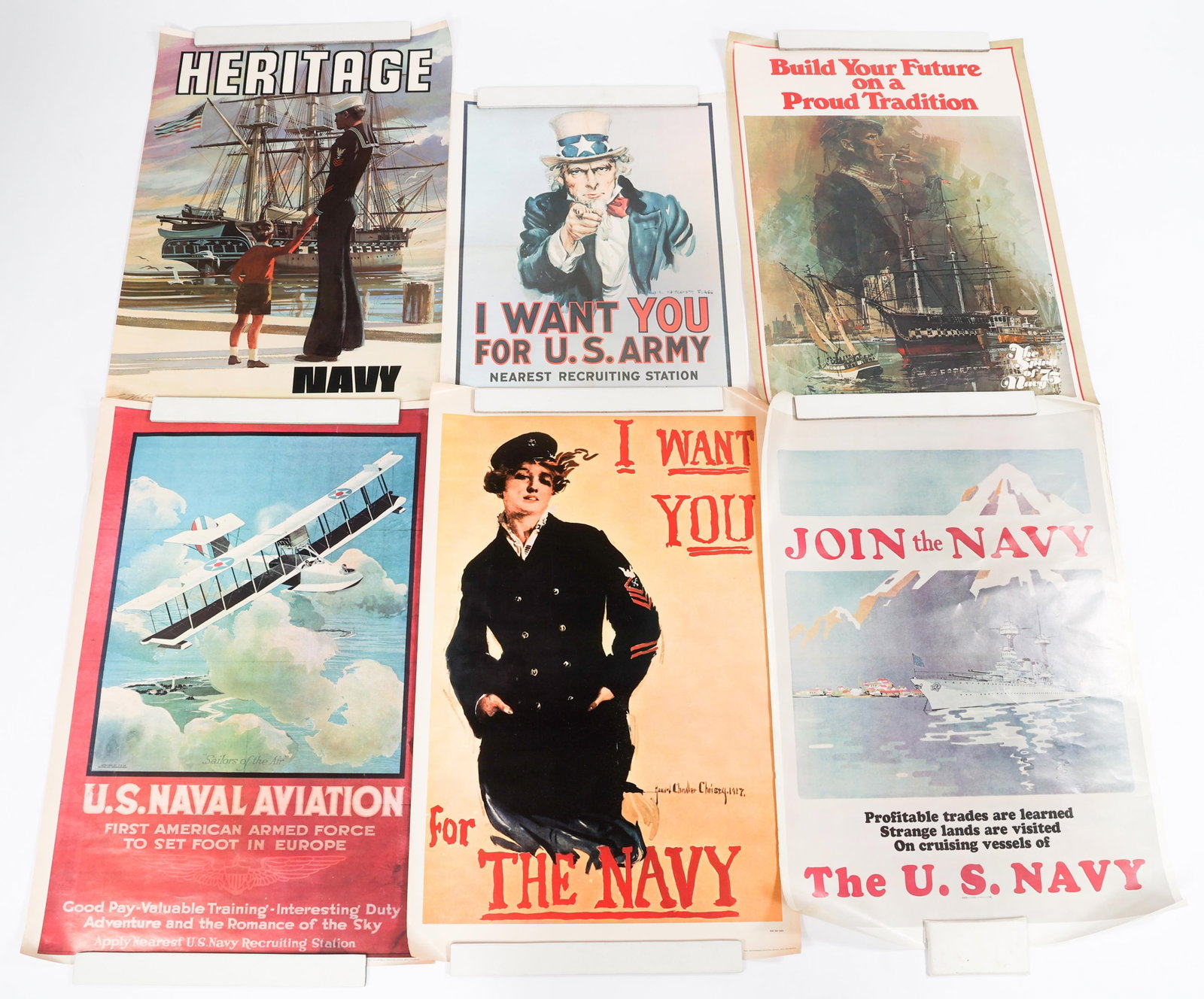 US NAVY & ARMY RECRUITING POSTER PRINTS (1 of 3)