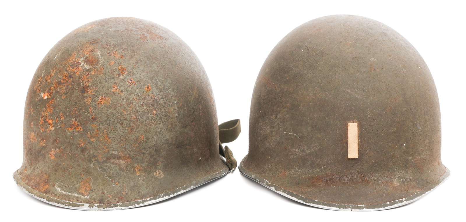 WWII US ARMY M1 COMBAT HELMETS (1 of 14)
