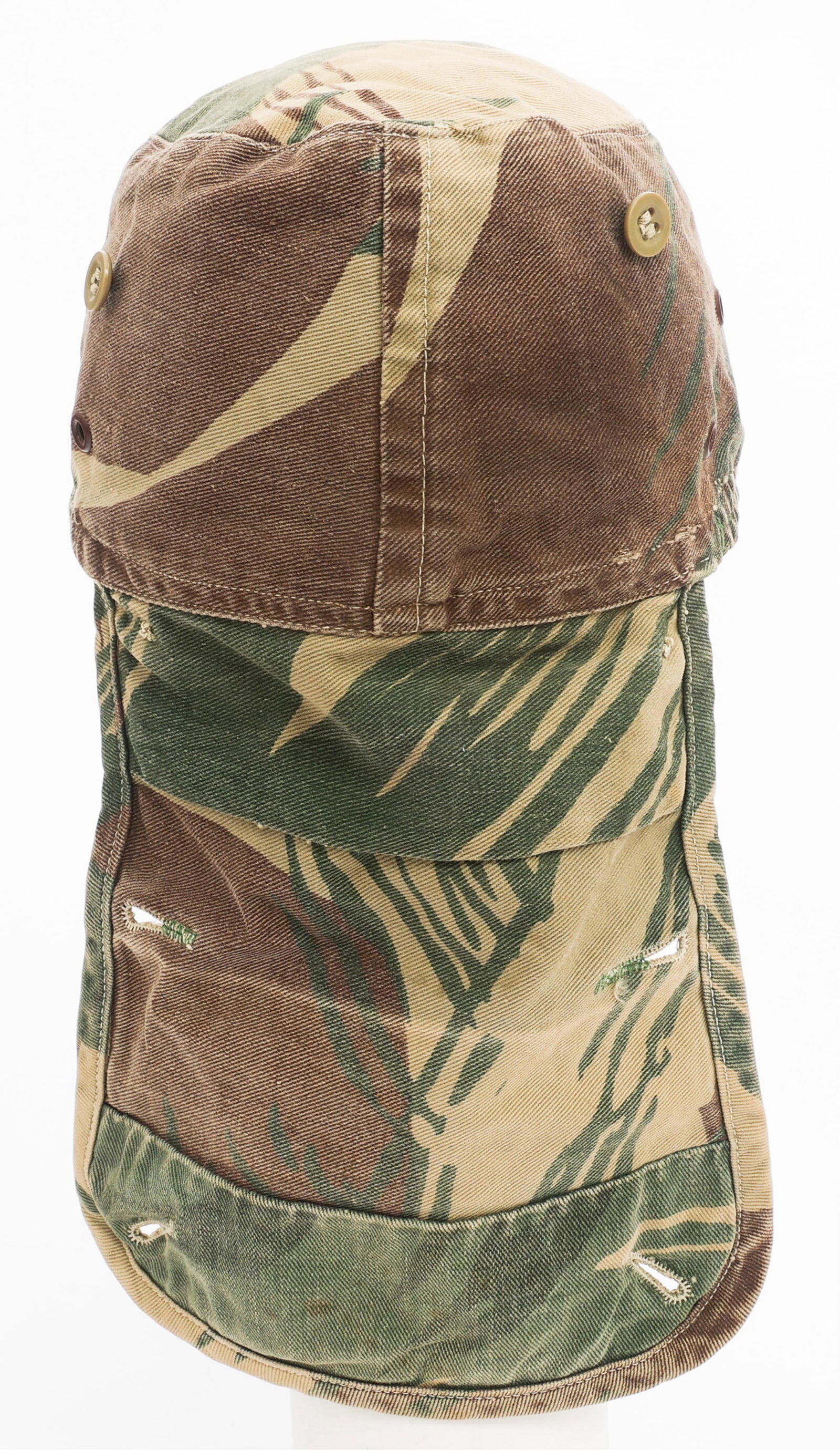 BUSH WAR RHODESIAN BRUSHSTROKE CAMO LOOP "C" CAP - 6