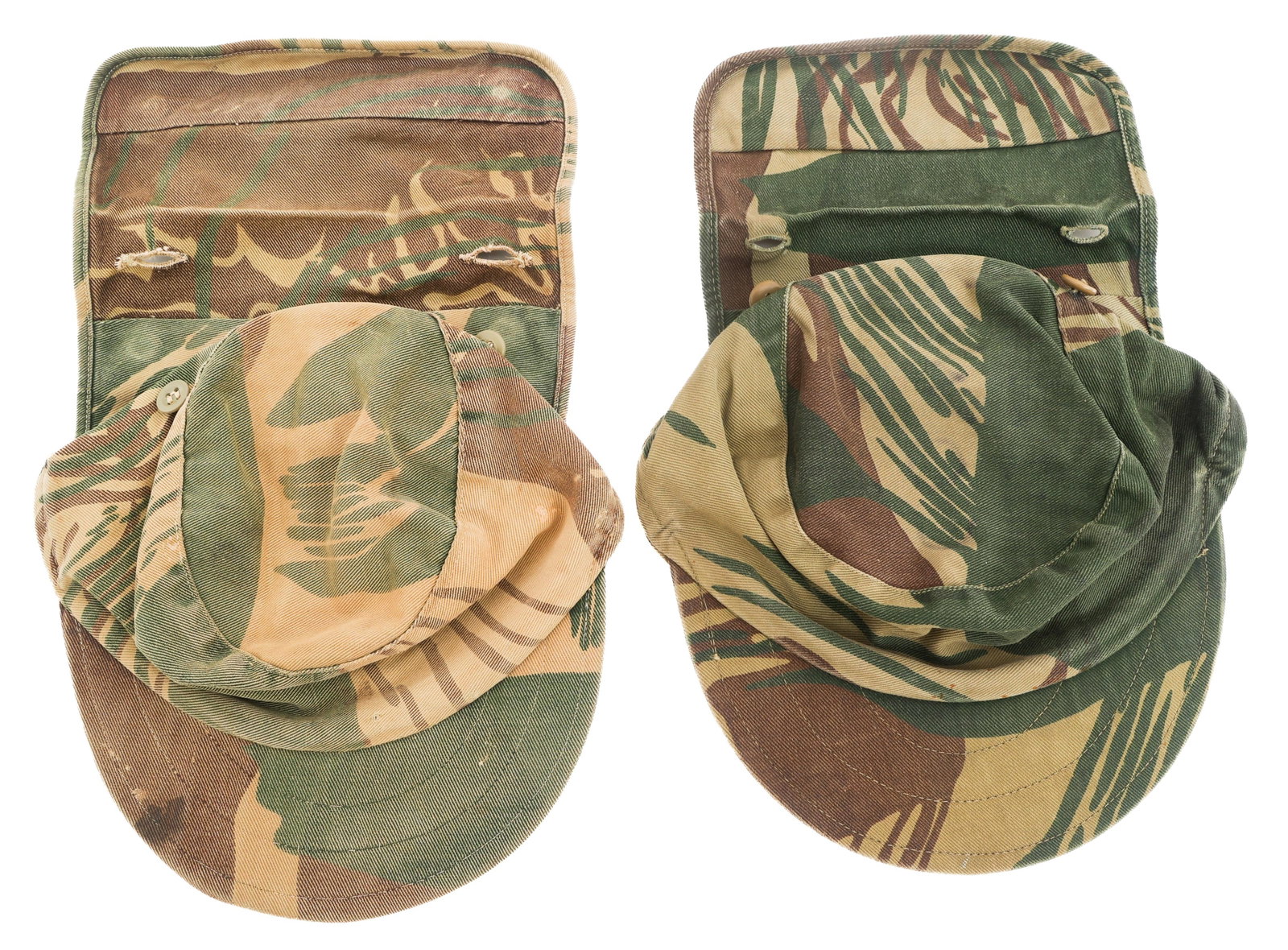 BUSH WAR RHODESIAN BRUSHSTROKE NAMED FIELD CAPS (1 of 8)
