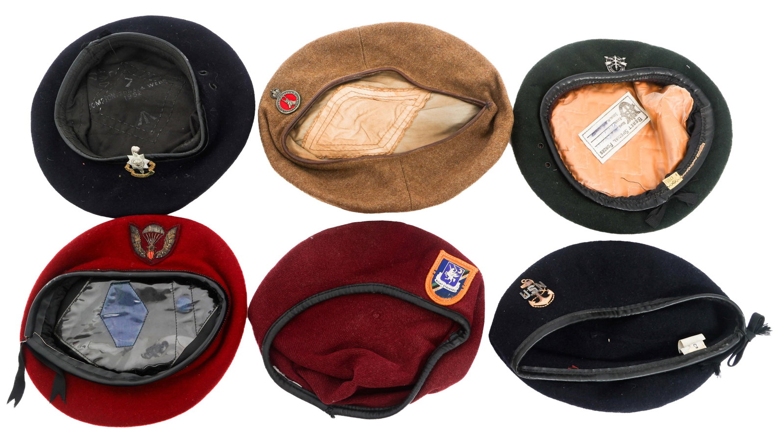COLD WAR US ARMED FORCES & ARVN BERETS (1 of 17)