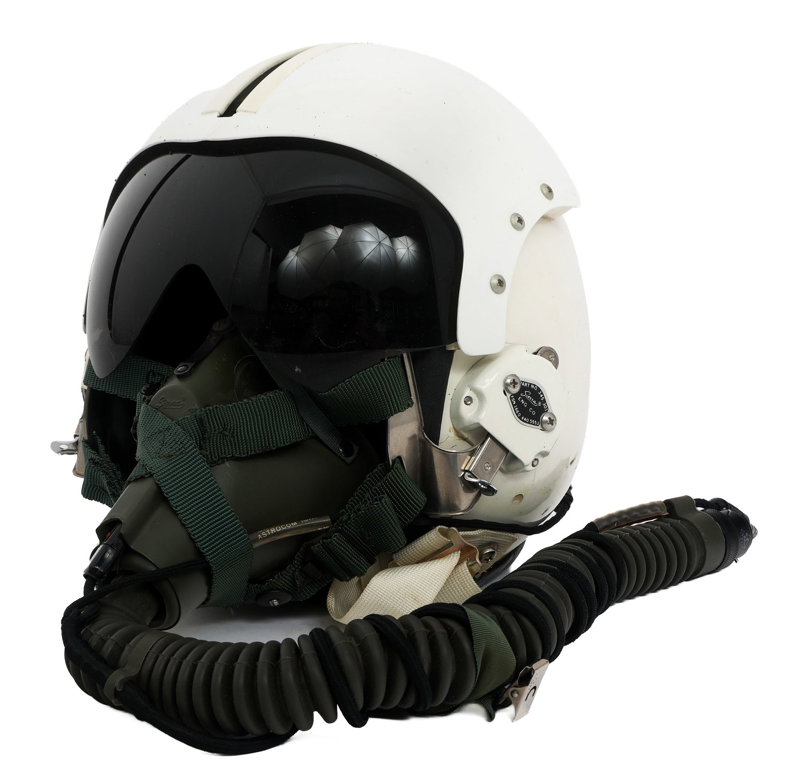 COLD WAR US APH-6 FLIGHT HELMET WITH OXYGEN MASK (1 of 14)
