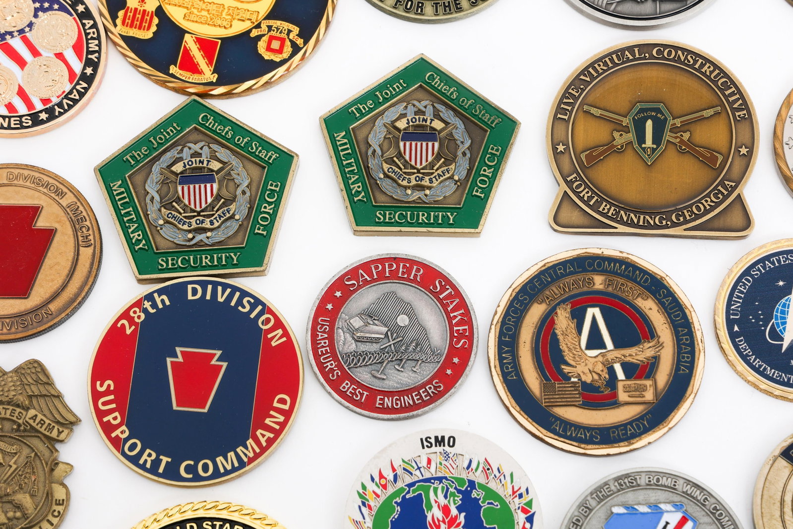US ARMED FORCES CHALLENGE COINS - 6