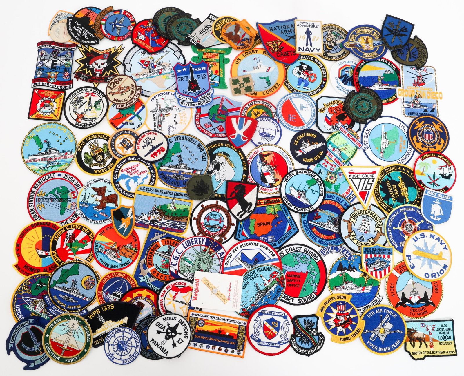 COLD WAR - CURRENT US NAVY & COAST GUARD PATCHES (1 of 18)