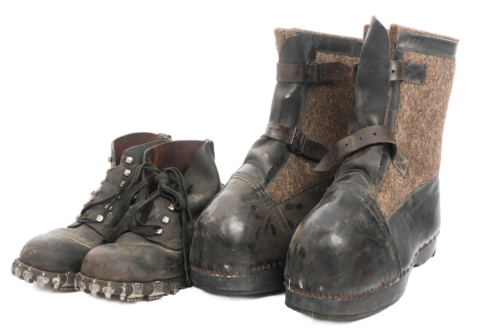 WWII GERMAN GEBIRGSJAGER & WINTER SENTRY BOOTS (1 of 18)