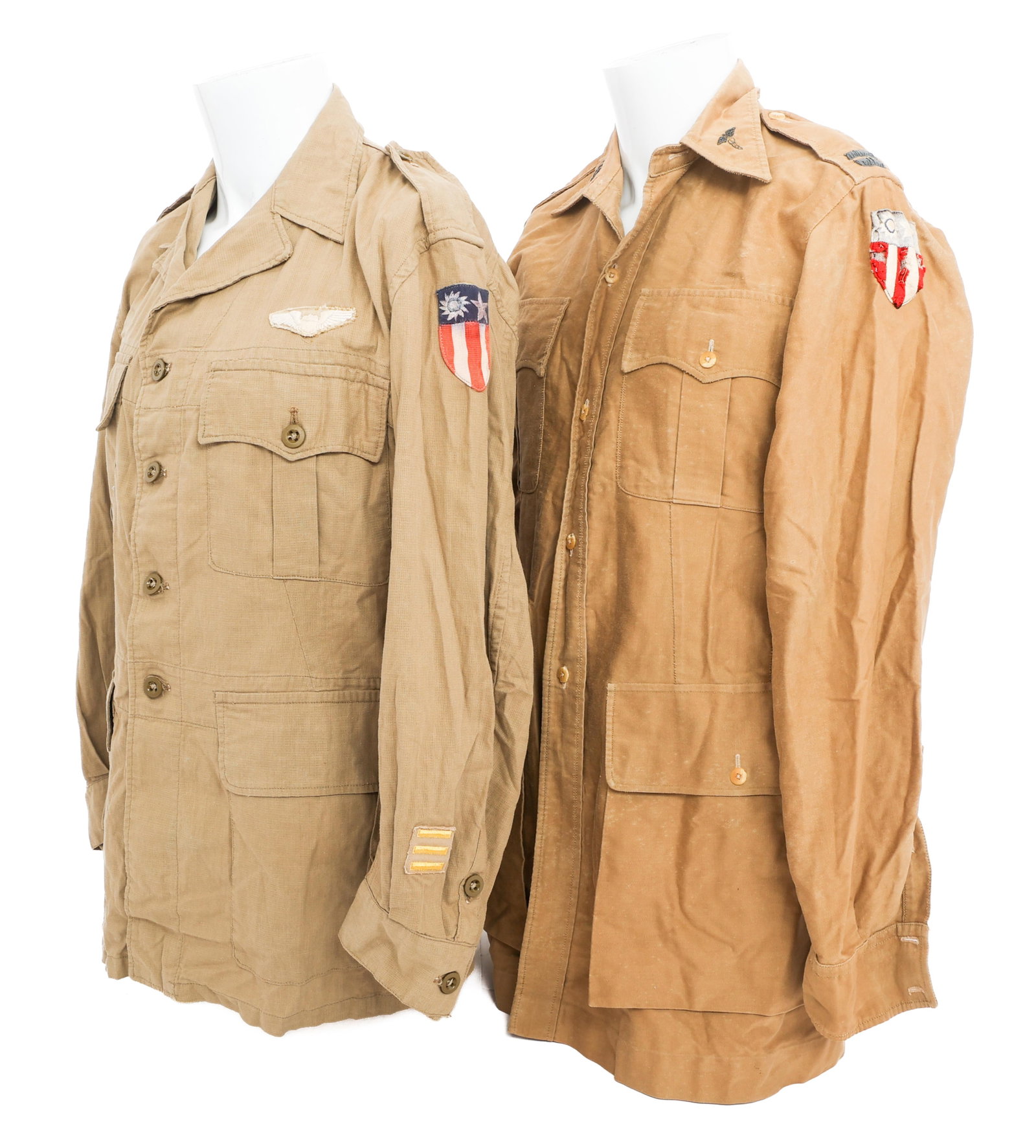 WWII US 14th AAF & CBI OFFICER BUSH JACKETS (1 of 16)