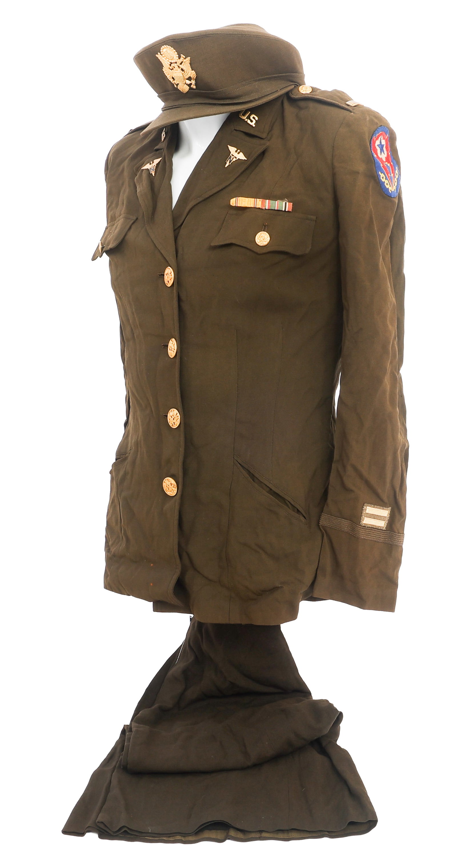 WWII US ARMY NURSE CORPS OFFICER UNIFORM (1 of 18)