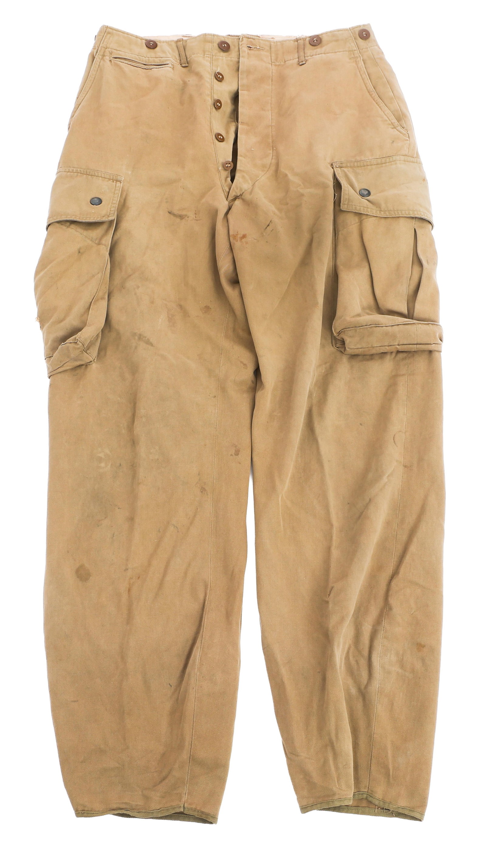 WWII US ARMY AIRBORNE M42 PARATROOPER JUMP PANTS (1 of 13)