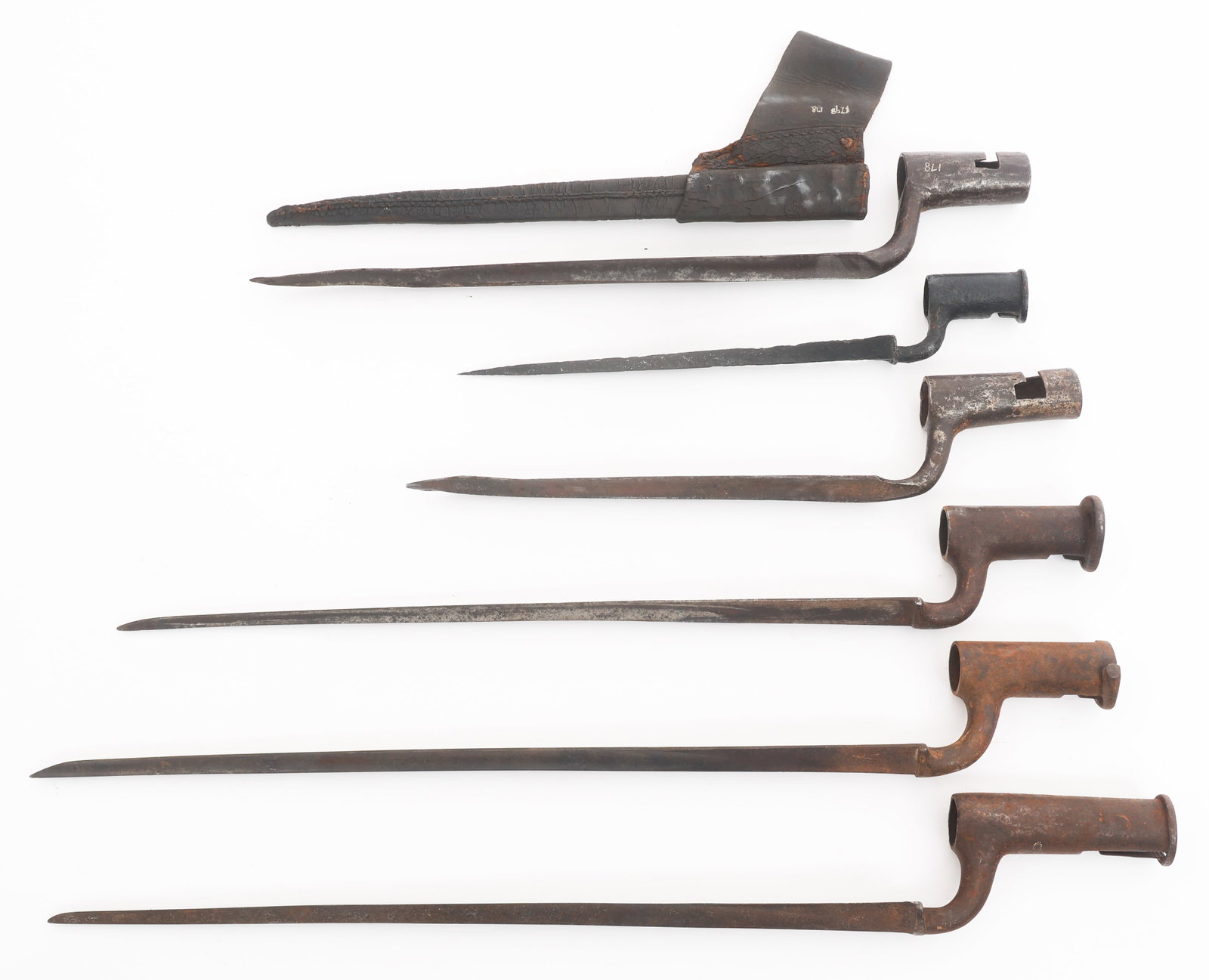 19th C. WORLD ARMED FORCES SOCKET BAYONETS - 2