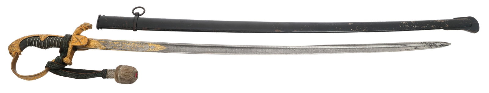 WWI IMPERIAL GERMAN MINING OFFICER SWORD (1 of 20)