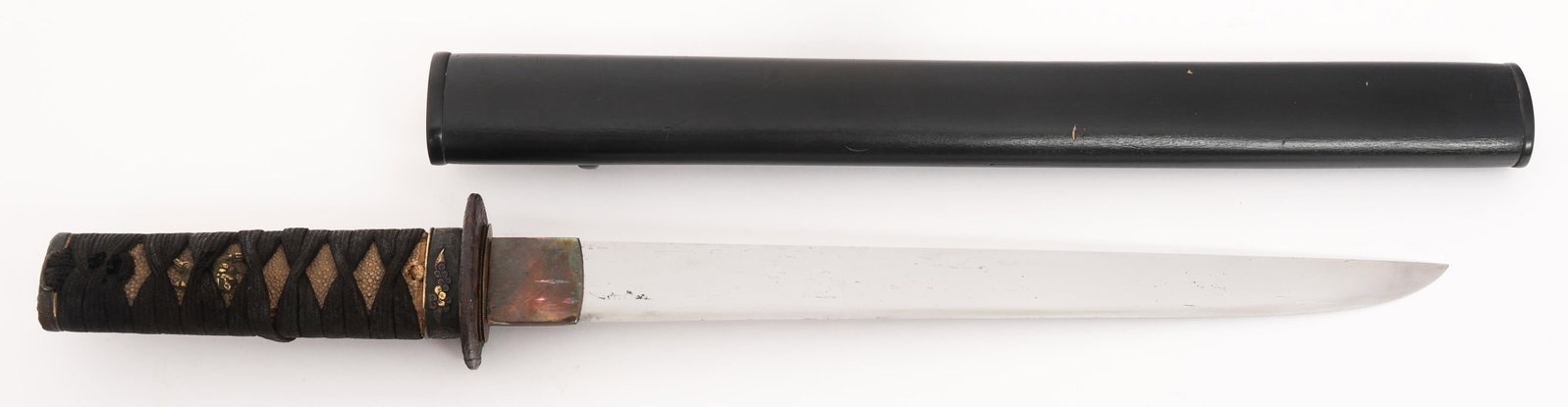 IMPERIAL JAPANESE SIGNED TANTO WITH SAYA (1 of 18)