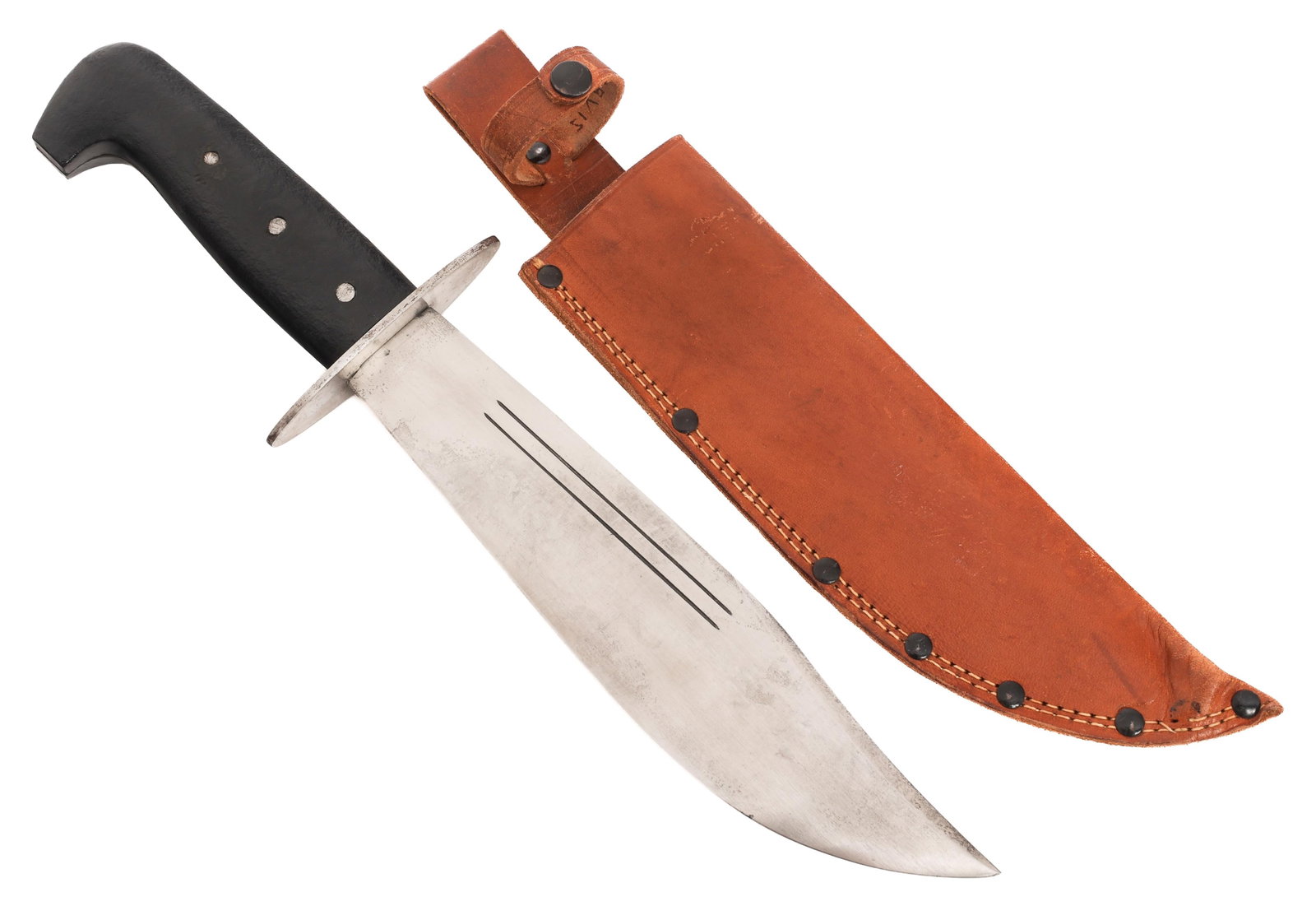 WWII US WESTERN V44 BOWIE KNIFE WITH SHEATH (1 of 17)