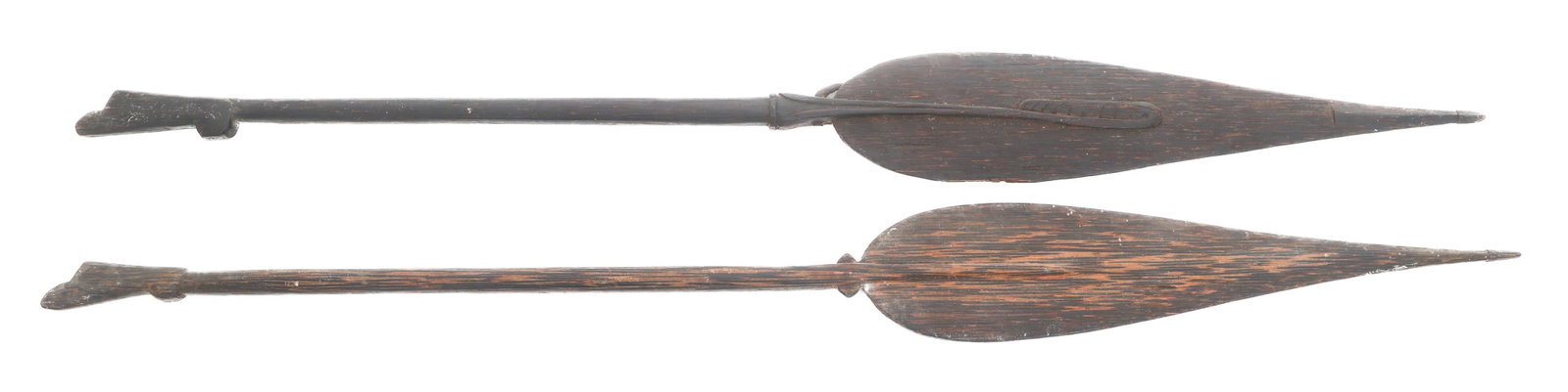 SOUTHEAST ASIAN WOODEN CANOE PADDLES (1 of 6)