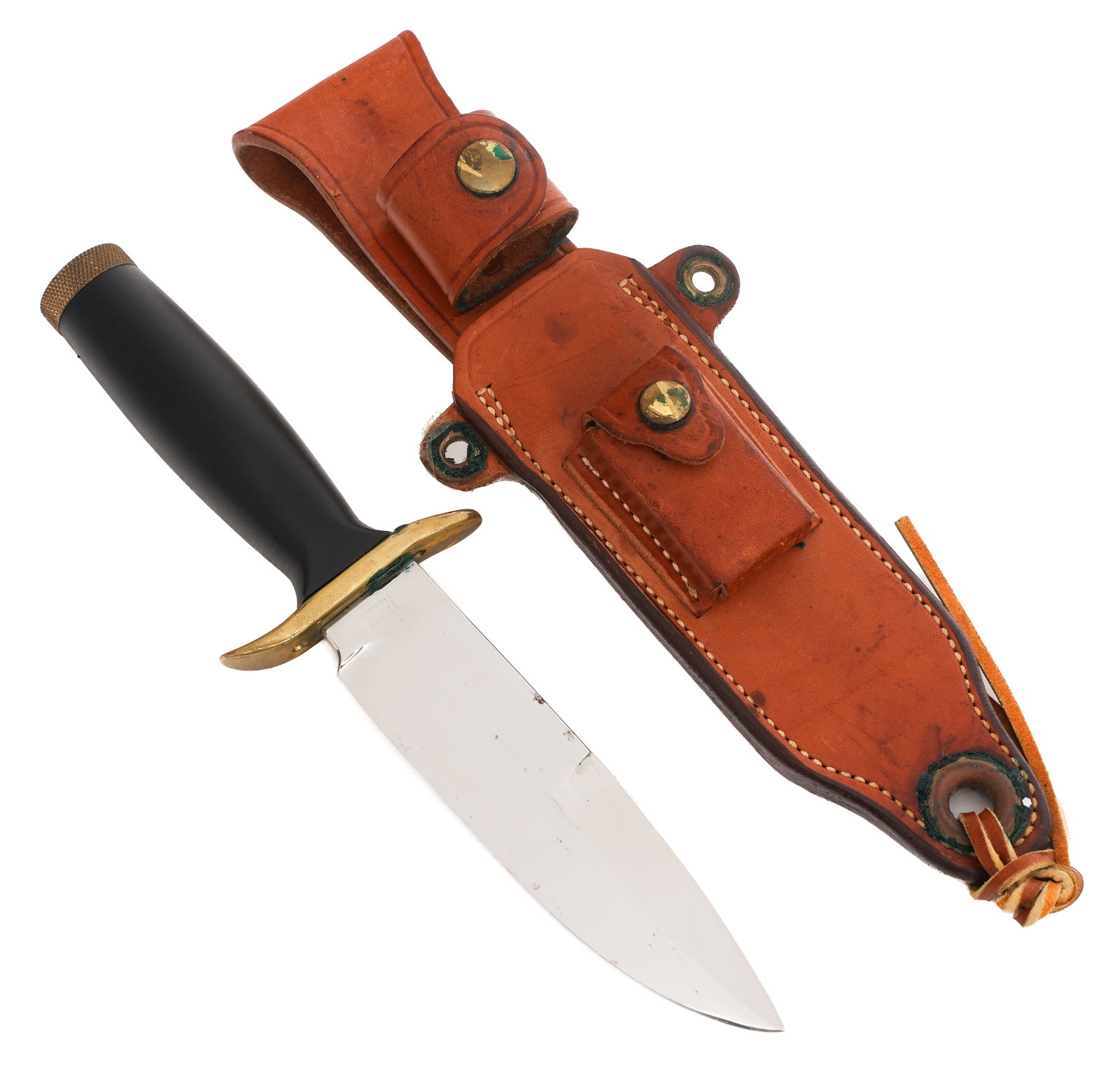BIANCHI NIGHTHAWK BOWIE KNIFE WITH SHEATH (1 of 18)