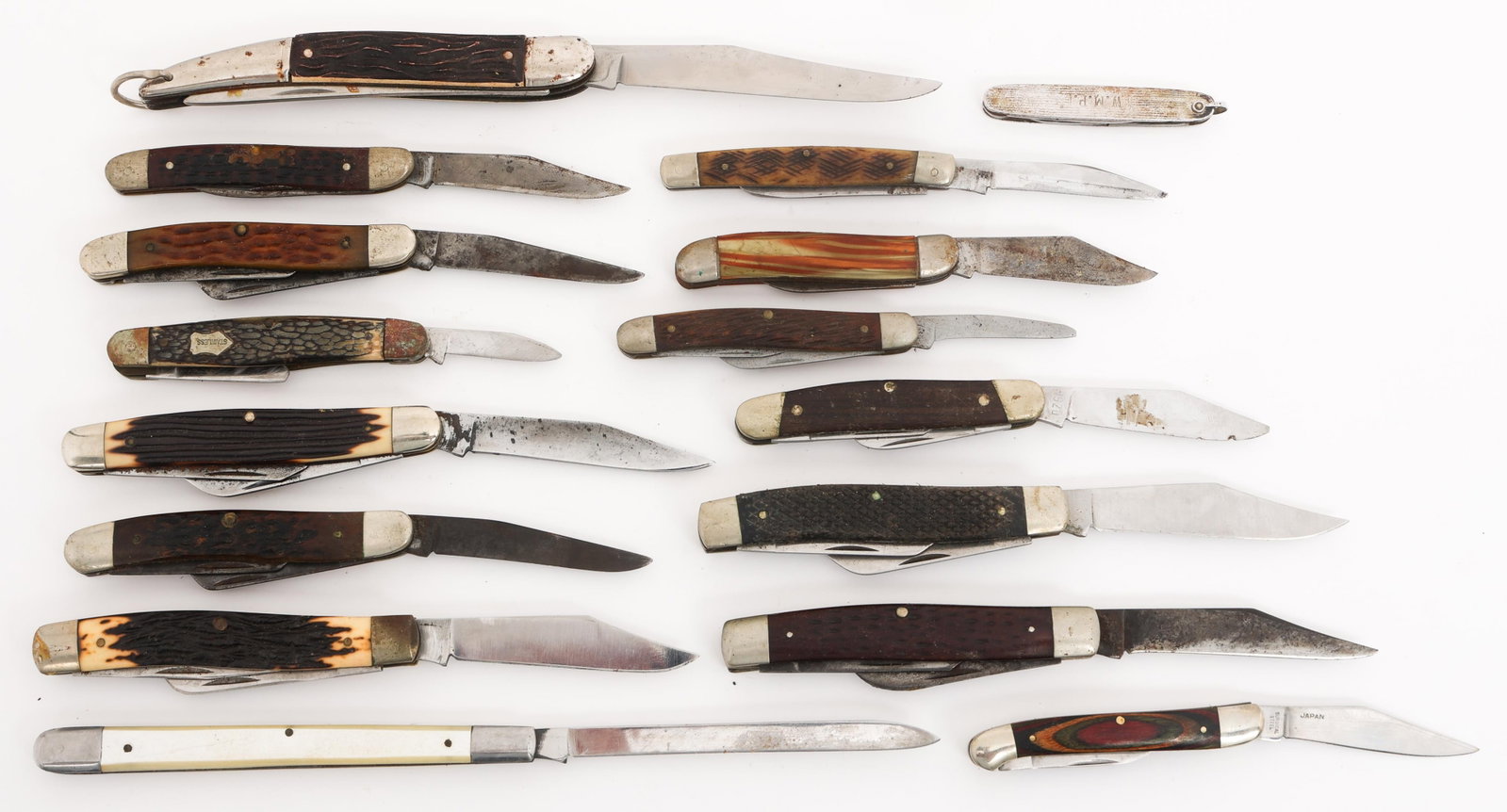 FOLDING POCKET KNIVES - COLONIAL, FROST, CASE (1 of 17)