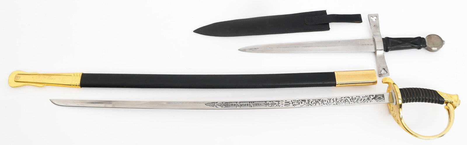 REENACTOR USN SWORD & DAGGER - 2