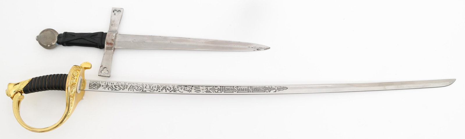 REENACTOR USN SWORD & DAGGER - 7