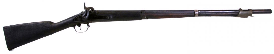 CIVIL WAR SPRINGFIELD MODEL 1842 MUSKET 1849: CIVIL WAR SPRINGFIELD MODEL 1842 MUSKET 1849 US Springfield Model 1842 musket, dated 1849. Marked "US" on lockplate, and "SPRING FIELD 1849" behind hammer. No barrel stamps visible. Type: musket Manuf