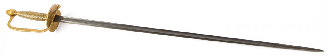 CIVIL WAR MODEL 1840 SWORD COLLINS & CO 1861: CIVIL WAR MODEL 1840 SWORD COLLINS & CO 1861 Type: Sword Country: US Blade Length: 31.5" Overall Length: 38" Provenance: From the collection of Darryl E. Kinnison