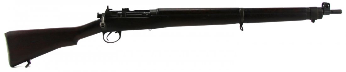 ENFIELD NO 4 MK I US PROPERTY LEND LEASE RIFLE: ENFIELD NO 4 MK I US PROPERTY LEND LEASE RIFLE WWII No 4 Mk I Lend lease Enfield with "US Property" markings. Import mark near muzzle. Type: Rifle Manufacturer: Savage Model: Enfield No 4 Mk I Caliber
