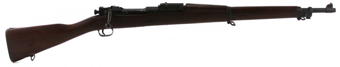 SPRINGFIELD ARMORY US MODEL 1903: SPRINGFIELD ARMORY US MODEL 1903 Springfield Model 1903 bolt action rifle. Marked "FJA" and "RA"on left side of stock, with "P" behind trigger guard and three other inspection marks in front of magazi