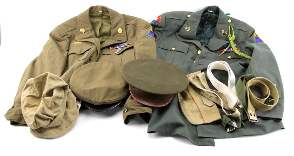 WWII 14th ARMORED DIVISION UNIFORMS OF JOE CIRILLO: WWII 14th ARMORED DIVISION UNIFORMS OF JOE CIRILLO Era / Conflict: WWII Country: US Size: 42R Provenance: Collection of WWII Veteran Joseph R. Cirillo. Items in this collection were brought back by Ci