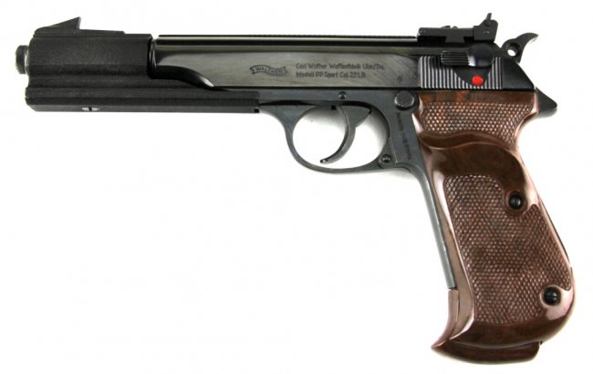 WALTHER PP SPORT 22 LR PISTOL WITH BOX AND PAPERS : Lot 12136