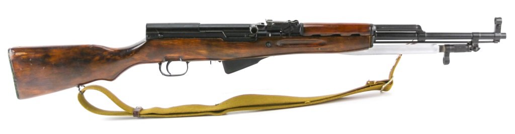 RUSSIAN SKS TULA ARSENAL 1952 MATCHING NUMBERS: RUSSIAN SKS TULA ARSENAL 1952 MATCHING NUMBERS Russian SKS manufactured in Tula Arsenal. Tula mark on top of bolt cover. Matching numbered bolt, receiver, stock, magazine, bolt cover, hand guard, and 