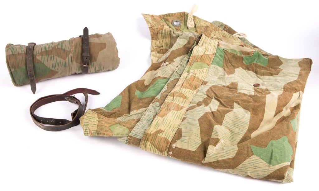 WWII GERMAN ZELTBAHN TENT ROLL LOT OF 2: WWII GERMAN ZELTBAHN TENT ROLL LOT OF 2 Era / Conflict: WWII Country: Germany Provenance: From the collection of Robert D. Mitchell, who served in the U.S. Army from September 1976 thru February 2001 