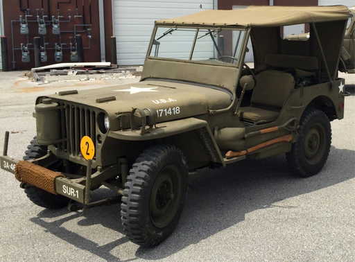 Wwii 1942 Willys Mb Us Army Mash Jeep