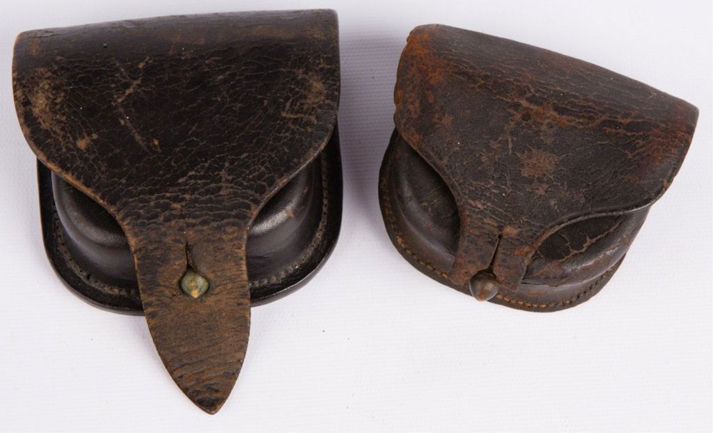 CIVIL WAR LEATHER CAP BOX LOT OF 2: CIVIL WAR LEATHER CAP BOX LOT OF 2