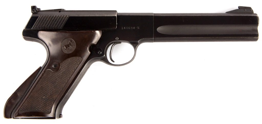 COLT WOODSMAN MATCH TARGET PISTOL: COLT WOODSMAN MATCH TARGET PISTOL Colt Woodsman Match Target .22LR pistol. Manufactured 1940. Caliber / Gauge: .22LR Serial Number: 140634-S