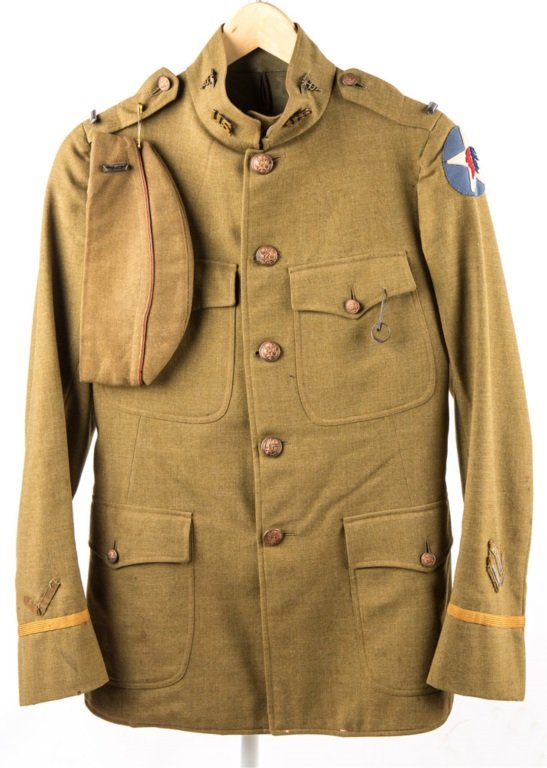 WWI US 2nd DIVISION DOCTOR UNIFORM & RING NAMED: WWI US 2nd DIVISION DOCTOR UNIFORM & RING NAMED Silver Star recipient Lt Warren Z. Dell. 23rd Reg, 3rd Batt.