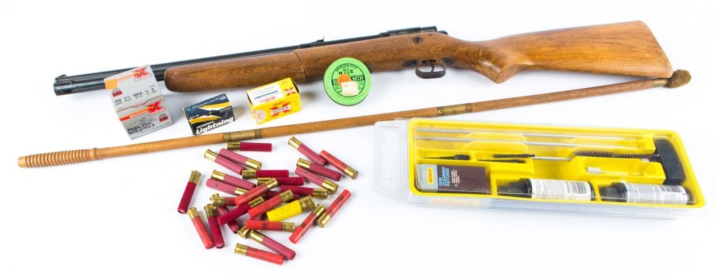 CROSMAN MODEL 140 AIR RIFLE 22 CAL W/ AMMO & ACCES: CROSMAN MODEL 140 AIR RIFLE 22 CAL W/ AMMO & ACCES Caliber / Gauge: 22