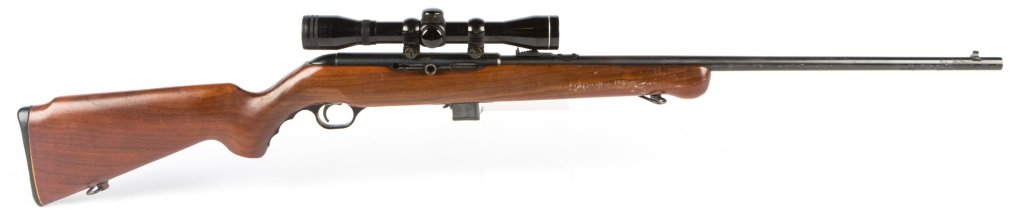 MOSSBERG 350 K .22LR RIFLE: MOSSBERG 350 K .22LR RIFLE Mossberg 350K .22LR rifle with Tasco Pronghorn scope. Caliber / Gauge: .22LR Serial Number: NSN