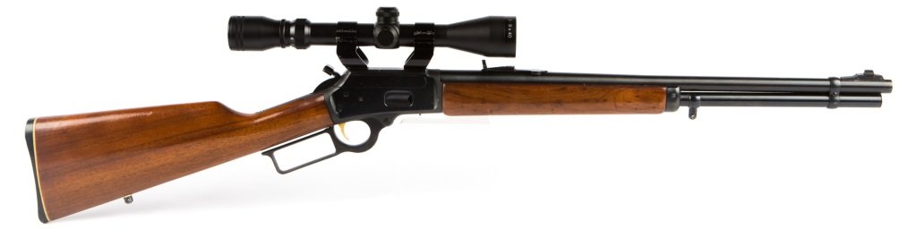 MARLIN MODEL 1894 .44 MAGNUM LEVER ACTION RIFLE: MARLIN MODEL 1894 .44 MAGNUM LEVER ACTION RIFLE Marking Model 1894 Lever Action rifle in ,44 Rem Mag. Simmons 3-9x40 with see through mounts. Caliber / Gauge: .44 REM MAG Serial Number: 23006766