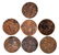 US ARTILLERY BUTTONS 1811-1821 LOT OF 7